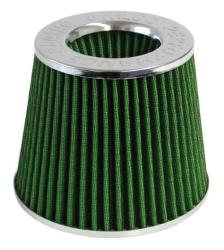 Cone Air Filter With 63MM Neck - Green