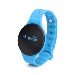 Astrum Smart Band Oled Screen Pedometer Call Alert Time Sedentary Reminders Alarm Ios Android App Blue