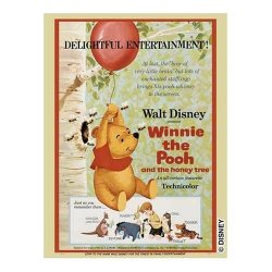 Buffalo Games Disney Vintage Poster Winnie The Pooh And Honey Tree 1026 Piece Jigsaw Puzzle