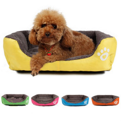 M Size Dog Cat Pet Puppy Kennels Beds Mat Houses Doghouse Warm Soft Pad Blanket