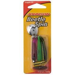 Johnsontm Beetle Spin Crappie Buster - Assorted - 1IN 3CM - 1 32 Oz - Crappie