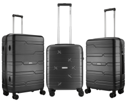 Travelite Travelwize Bondi Abs 4-WHEEL Spinner 65CM Luggage Grey