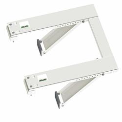 Qualward Air Conditioner Bracket Window Ac Support Brackets - Heavy Duty With 2 Arms Up To 180 Lbs For 12000 To 24000 Btu Ac Units