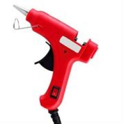 Noble Hot Melt Glue Gun 20W Red- With Indicator Light And On off Switch On The Handle Quickly Melt Approx. 8 Minutes Compatible With 7MM