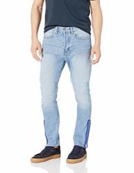 Calvin Klein Men's Skinny Fit Jeans Apache Zipper Blue 30W X 30L