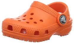 Crocs Kids' Classic K Clog Tangerine 8 M Us Toddler