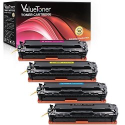 Valuetoner Compatible Toner Cartridge Replacement For Hp 128A 4 Pack CE320A CE321A CE322A CE323A For Hp Color Laserjet CP1525NW CP1525N CM1415FN CM1415FNW CP1526NW Printer