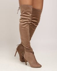 taupe otk boots