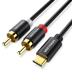 Bakeey Type-c To 2 Rca Audio Cable For Iphone XS 11PRO Huawei P30 P40 MI10 9PRO K30 - 1.5M