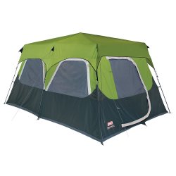 Deals on Coleman Fast Pitch Instant Cabin 10 Man in Green