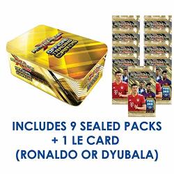 Fifa 2018-19 Panini Adrenalyn 365 Cards - Mega Tin - 9 Sealed Packs 54 Cards + Limited Edition Card Ronaldo Or Dybala