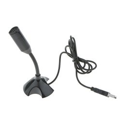 Homyl Desktop Studio Speech Recording Microphone USB For PC Laptop Netbook Skype