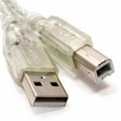 Geeko Hi-speed USB Device Cable - A Male B Male 1 M 6 Ft. Silver Oem No Warranty Featuresuse- Connect A USB Port
