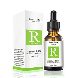 Isner Mile Naturals Powerful Retinol Serums Antioxidant For Face Collagen-booting Power Fights Spots And Crows Feet 1 Fl Oz.