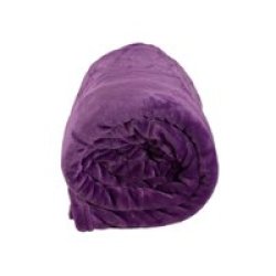 Coral Fleece Blanket Purple