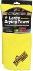 Shield - Microfibre Supersoft Large Drying Towel Yellow