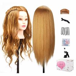 Wam Direct 24cosmetology Mannequin Head With 60 Percnt Human Hair
