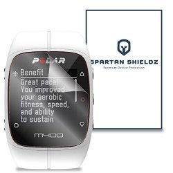 6X - Spartan Shield Premium Screen Protector For Polar M400 Fitness Watch - 6X