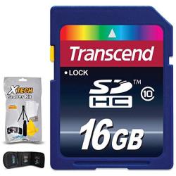 Transcend 16GB High Speed Memory Card Kit For Nikon Coolpix AW130 AW120 AW110 AW100 S80 S60 S220 S210 S205 S200 S700 S600 S750 S520