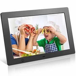 Digital Picture Frame 10.1 In Digital Photo Frame Video Player With Motion Sensor Smart Electronics Picture Frame High Resolution 1024X768 Ips LCD 1080P 720P STEREO MP3 CALENDAR TIME REMOTE
