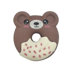 Donut Animal Scented Eraser - Brown