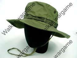 Us Army Special Froce Od Green Boonie Hat Cap Vietnam War