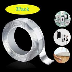 Nano Adhesive Tape,multipurpose Transparent Double Sided No-trace