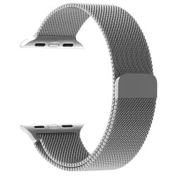 Buyitall.today Milanese Loop For Apple Watch 38MM - Silver