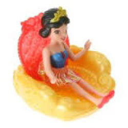 Disney Princess Snow White On Pretty Float Plastic Figurine 7cm - Great Cake Topper