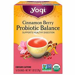 Yogi Tea Cinnamon Berry Probiotic Balance Pack Of 2
