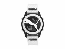 Puma Men's Big Cat Digital Black Polycarbonate Watch P5109