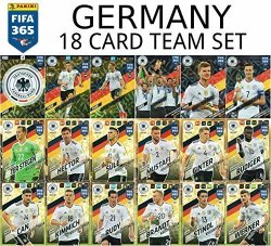 Fifa 365 2018 Germany Full Base Team Set - 18 Cards Inc. All 6 Foil Cards - Panini Adrenalyn XL