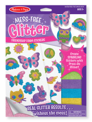 Melissa & Doug Friendship Foam Stickers - Mess Free Glitter