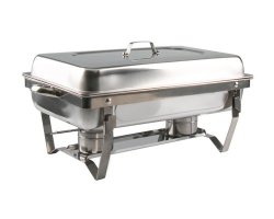 11 Litre Chafing Dish Single Stainless Steel Steam Pan