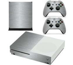Skin-nit Decal Skin For Xbox One S: Brushed Steel