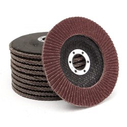 10pcs 5 Inch 125mm 40 60 80 120 Grit Aluminum Oxide Flap Disc Sanding Grinding Wheels