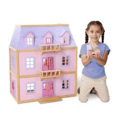Melissa Multi-level Solid Wood Dollhouse