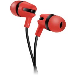 Canyon SEP-4 Stereo Earphone With Microphone 1.2M Flat Cable Red 22 12 12MM 0.013KG