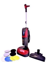 Ewbank EPV1100 4-IN-1 Floor Cleaner Scrubber Polisher And Vacuum Red Finish 23-FOOT Power Cord