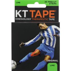 KT Tape Elastic Sports Tape Lime 20 Strips