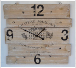 Chateau Margaux Bar Clock Free Shipping