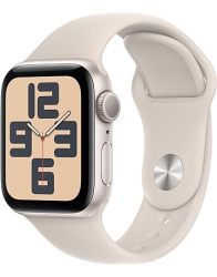 Apple Watch Se 2ND Gen 2023 Gps 40MM Smartwatch With Starlight Aluminum Case With Starlight Sport Band S m. Fitness & Sleep Tracker Crash Detection
