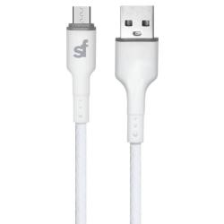 2.4A Micro USB 2M Cable White