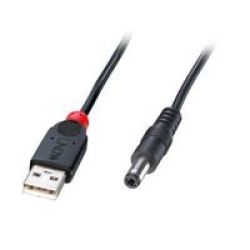 70268 Usb-a To Dc Cable 1.5M Black