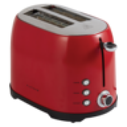Platinum Red Classic 2 Slice Toaster