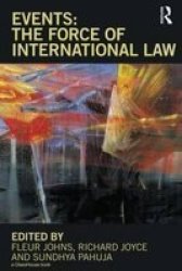 Events: The Force Of International Law Hardcover New