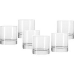 Whisky Glass: Dishwasher Safe Bar 380ML - Set Of 6