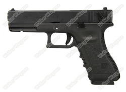 We Tech Glock 18c Airsoft Green Gas Blow Back Pistol Full semi Shooting Mode