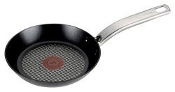 Groupe SEB T-fal C51707 Prograde Titanium Nonstick Thermo-spot Dishwasher Safe Pfoa Free With Induction Base Fry Pan Cookware 11.5-INCH Black