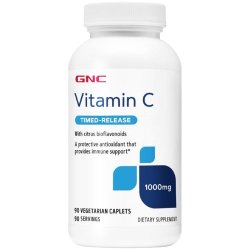 GNC Vitamin C 1000MG 90 Vegetarian Capsules